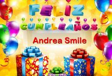 Photo of Feliz Cumpleaños Andrea Smile