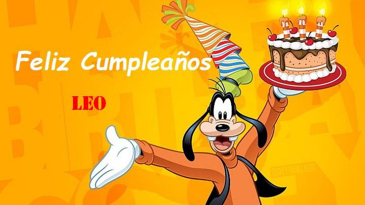 Feliz Cumpleaños Leo Imágenes de bonitas para descargar gratis