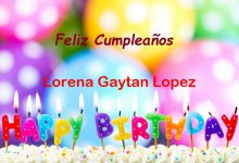 Photo of Feliz Cumpleaños Lorena Gaytan Lopez