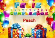 Photo of Feliz Cumpleaños Peach