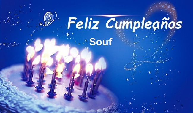 Feliz Cumpleaños Souf – Imágenes de bonitas para descargar gratis