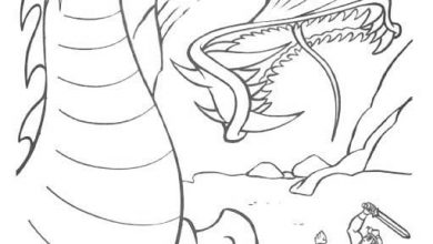 Photo of Dibujos Para Colorear Hercules Ataca Dragon