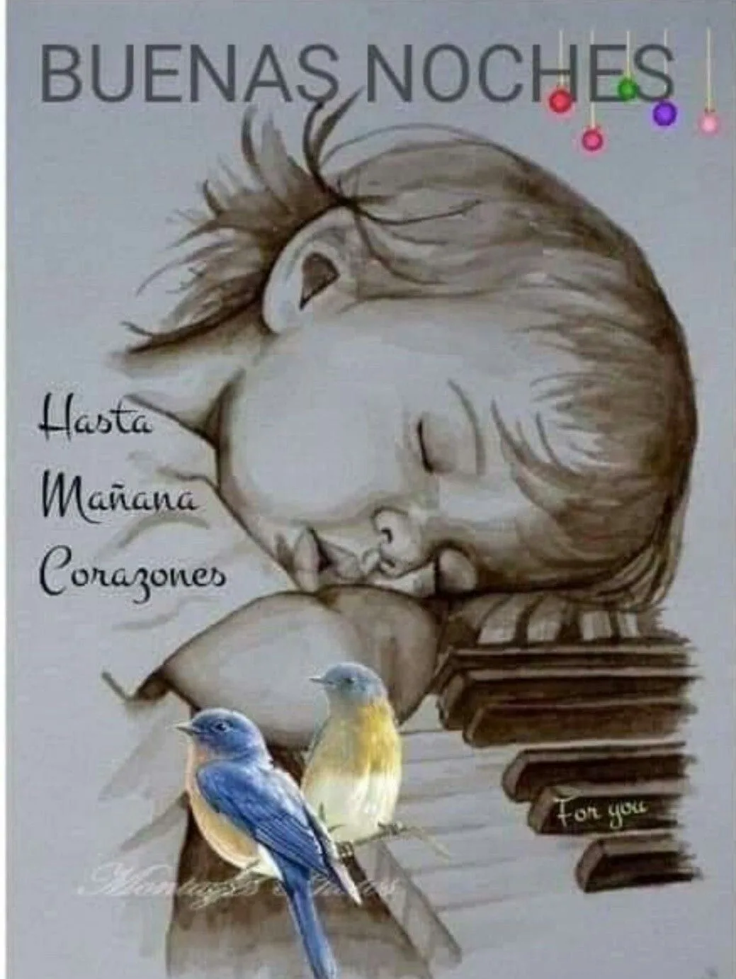 Buenas noches tiernas para celular