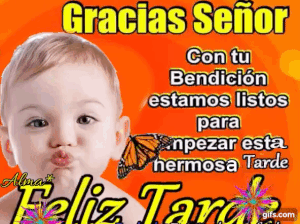 Buenas tardes frases cortas gif animadas