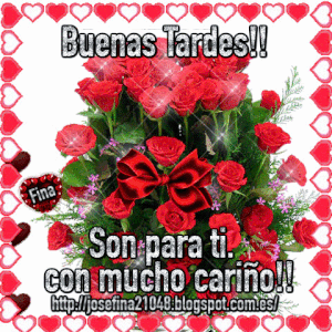 Buenas tardes para mi novia gif animadas