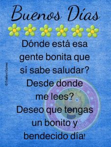 Buenos Dias Bonita Para Celular