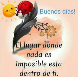 Buenos días frases hermosas para Facebook