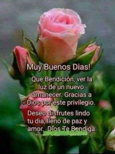 Buenos días mi amore para una amiga