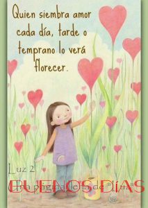 Dar los buenos días a mi novio para mi amor
