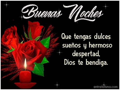 Decir buenas noches con amor