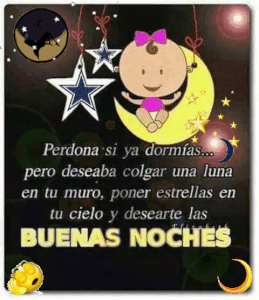 Dedicatorias buenas noches