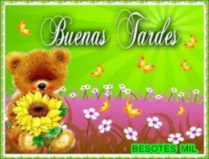 Dibujos de buenas tardes para Facebook y WhatsApp