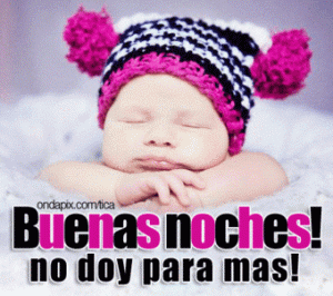 Dulces sueños gif para WhatsApp