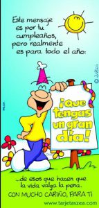 Feliz cumpleaños d para descargar por WhatsApp