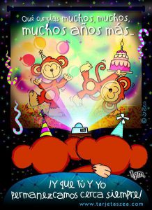 Feliz cumpleaños en para descargar por WhatsApp