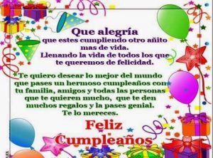 Feliz feliz cumpleaños para descargar por WhatsApp