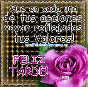 Feliz tarde amiga gif animadas