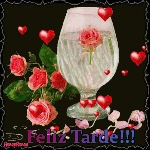 Flores de buenas tardes gif animadas