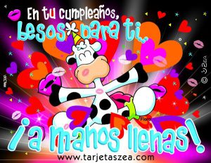 Foto felicitación cumpleaños