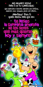 Fotos de felicitaciones de cumpleaños