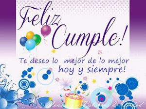 Fotos y frases de feliz cumpleaños