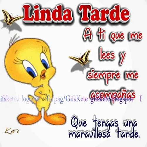Frases bonitas de buenas tardes gif animadas