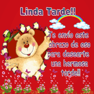 Frases buenas tardes gif animadas