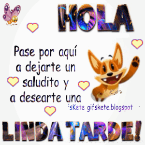 Frases de buenas tardes para amigos gif animadas