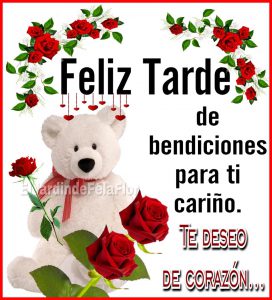 Frases de feliz tarde para mi amor para WhatsApp celular