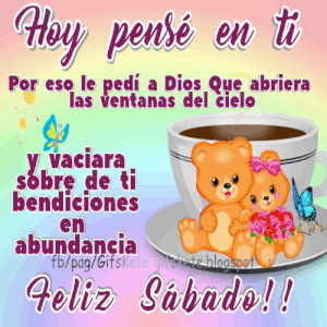 Frases feliz sábado amor para WhatsApp