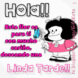 Frases para desear una bonita tarde gif animadas