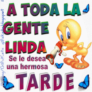 Frases para desear una linda tarde gif animadas