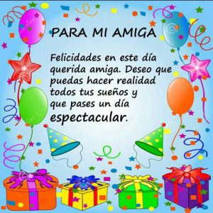 Frases para felicitar a una amiga en su cumpleaños