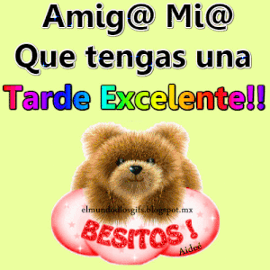Imágenes bonita tarde gif animadas