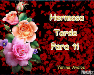 Imágenes buenas tardes amor gif animadas