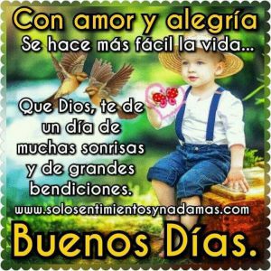 Imagenes Con Frases Buenos Dias Amor