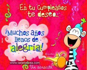 Imágenes de felicitación de cumpleaños para descargar por WhatsApp