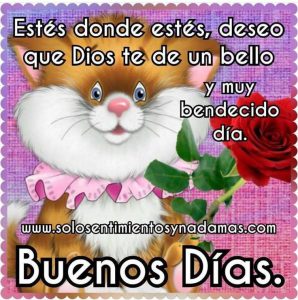 Imágenes de bonitas de buenos días para mi amor