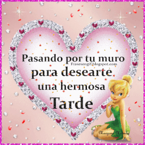 Mensajes bonitos de buenas tardes para enamorar gif animadas