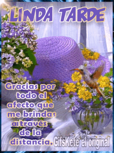 Mensajes buenas tardes bonitos gif animadas