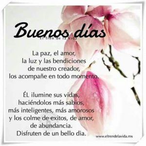 Msj De Buenos Dias Para Mi Novia