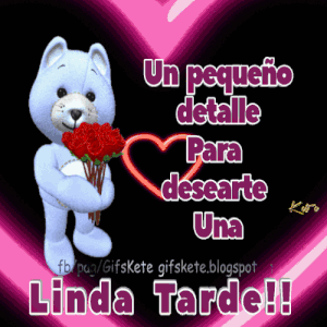 Palabras de buenas tardes gif animadas