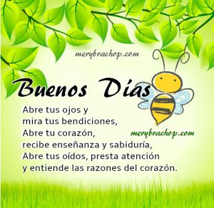 Palabras Hermosas De Buenos Dias