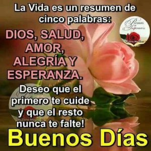 Palabras lindas de buenos días para mi amor