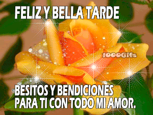 Poemas de buenas tardes gif animadas