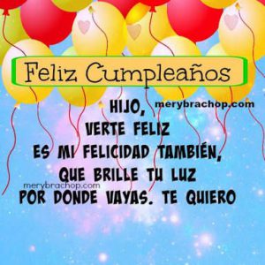 Sobre feliz cumpleaños