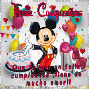 Tarjeta felicitación cumpleaños
