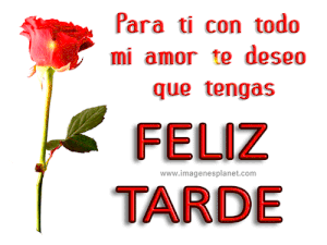 Tarjetas de buenas tardes amor gif animadas