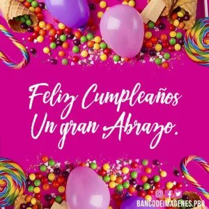 Una imagen de feliz cumpleaños