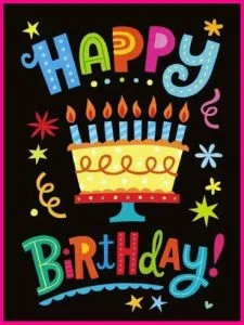 Una imagen de feliz cumpleaños para descargar por WhatsApp